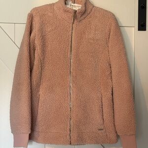 Calvin Klein Sherpa Blush Teddy Jacket Size Medium